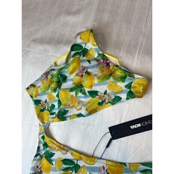 Sorrento Italy Inspired Lemon 1 Piece Swimsuit Size S/M RefN07 - Picture 7 of 12